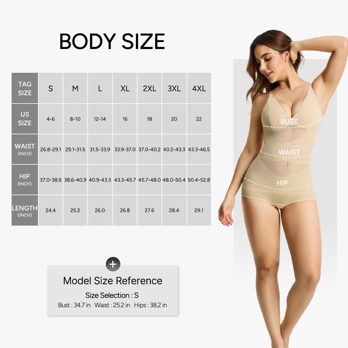 [MAX] Nebility Women's Vneck Bodysuit Shapewear - Built-in Bra, Mesh Breathable Compression, Sleeveless High Waisted, Basic Minimalist Comfort Womenswear Black&Black summerwins