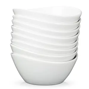 Large Ceramic Soup Bowls Set of 4, 42 oz Deep Ramen Noodles Bowl 8 Inch Wide, Porcelain Salad Pasta Bowls Pack, Lead-Free Microwave Dishwasher Safe Big Cereal Mixing Bowls for Restaurant Kitchen, White