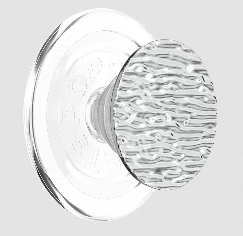 PopSockets Fata Morgana Chrome MagSafe PopGrip, Mobile Phone Accessory for iPhone Users with MagSafe Grip & Chrome Finish, Accessories