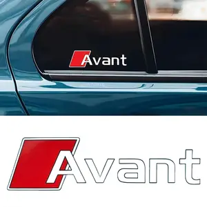 1PCS Car Sticker Avant Car Badge Logo Decorative Sticker Suitable for Audi A3 A4 A5 A6 A7 A8 Q3 Q5 Q7