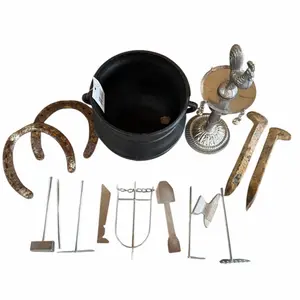 Tools Herramientas Refuerzo De Ogun Ochosi Osun Guerreros Santeria Osha Ifa Oggun Decor Ornaments