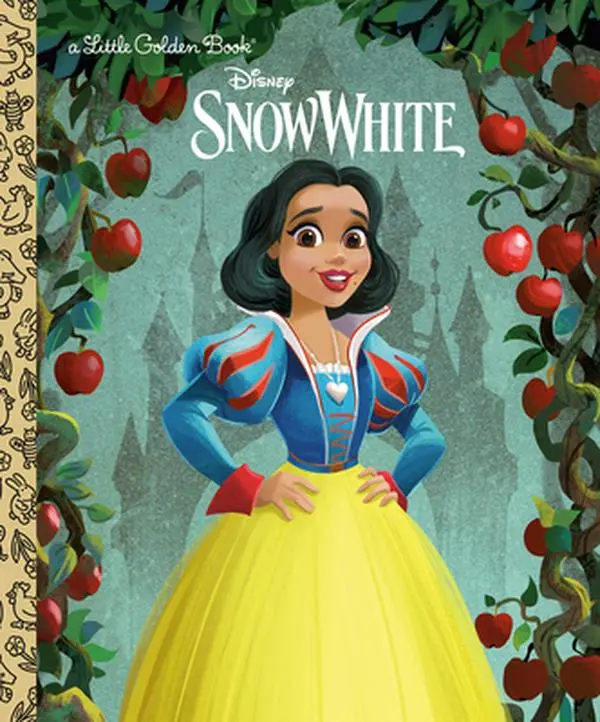 Disney Snow White Hardcover Book - Live-Action Musical Retelling, by Susana Illera Martínez, for 2 to 5 Year Olds, Includes Dopey, Sleepy, Grumpy, Bashful, Doc, Happy, Sneezy, 0.25 lbs, 7.8"h x 6.4"l x 0.3"w, Children's Literature & Art