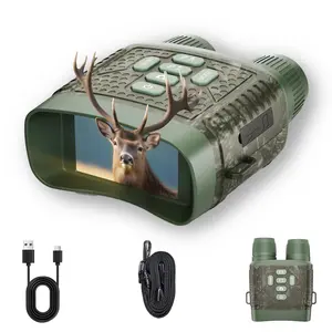 Night Vision High Definition Binoculars with Camera, 2.5K Dual Tubes, 4.3-Inch HD Display, 7-Level Infrared, 6x Digital Zoom, 2000mAh Battery Night Vision Goggles