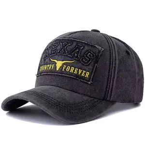 Texas Country Baseball Cap - Embroidered Design, Adjustable Fit, Suitable for All Seasons Fan Versatile