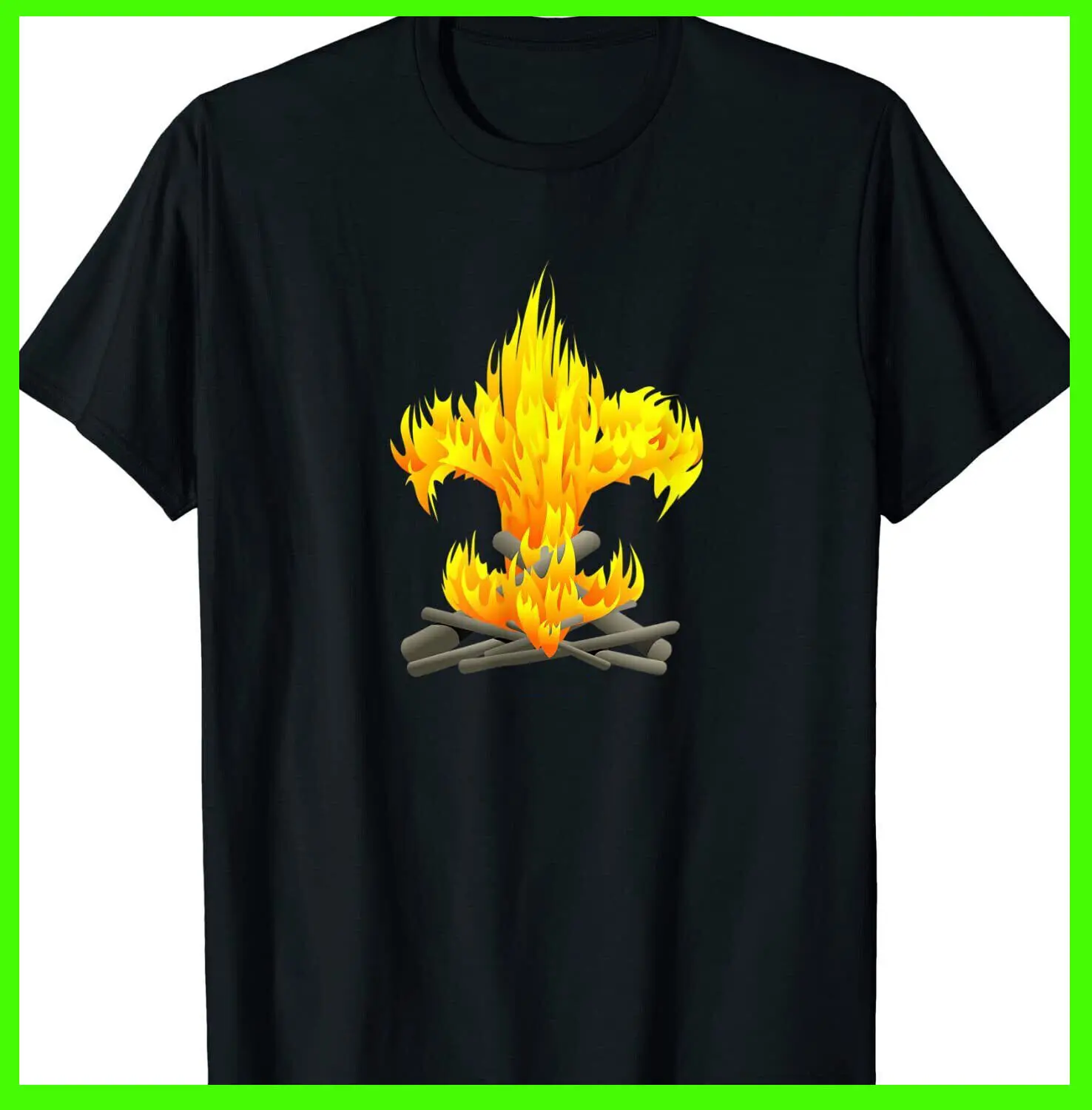 Scout Camp Fire Tee - boy scouts of america T-Shirt Funny Size S-5XL