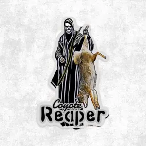 Coyote Reaper Predator Hunting Sticker