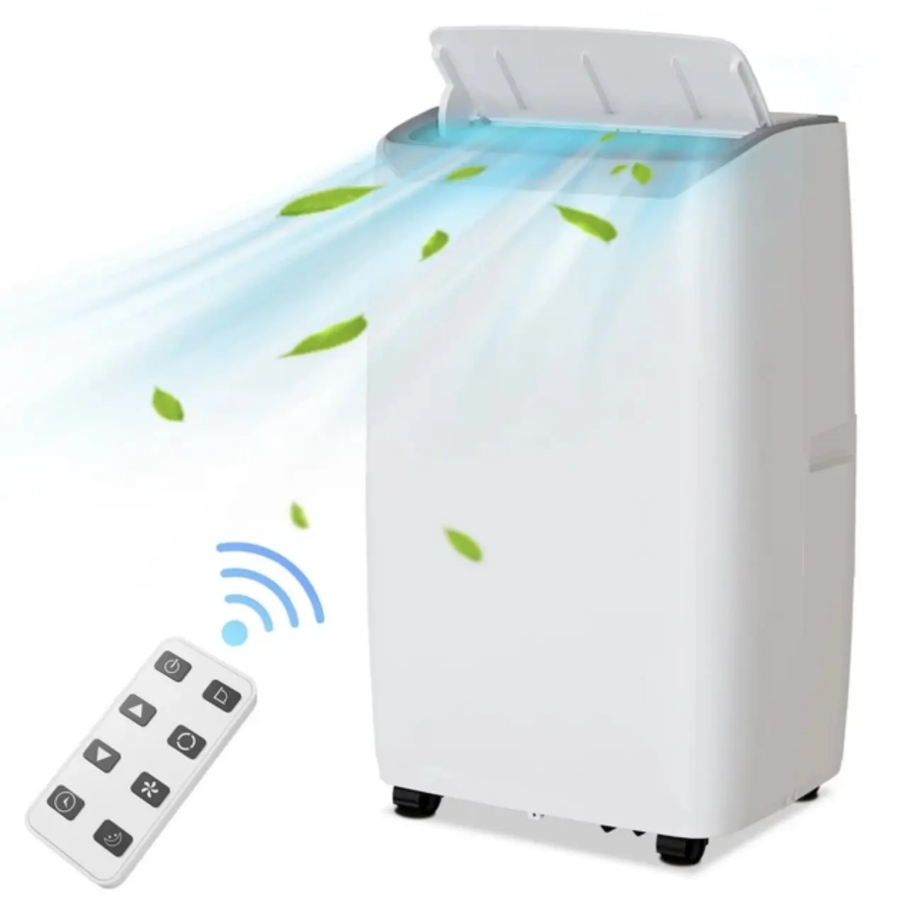14000 BTU Portable Air Conditioner 3-in-1 Air Cooler w/Dehumidifier & Fan Mode