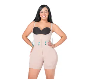 Faja short media pierna cintura reducida / Reduced waist mid-leg short girdle