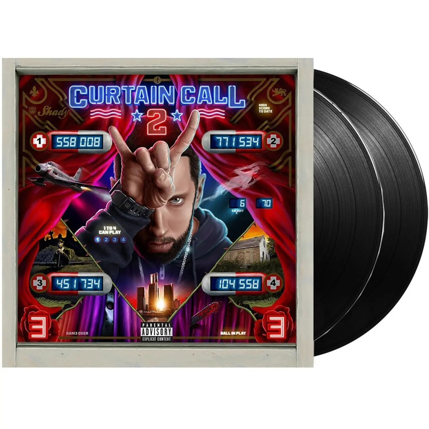 Eminem - Curtain Call 2  [VINYL RECORD - LP] Explicit, Albums On Vinyl, Music Vinyl