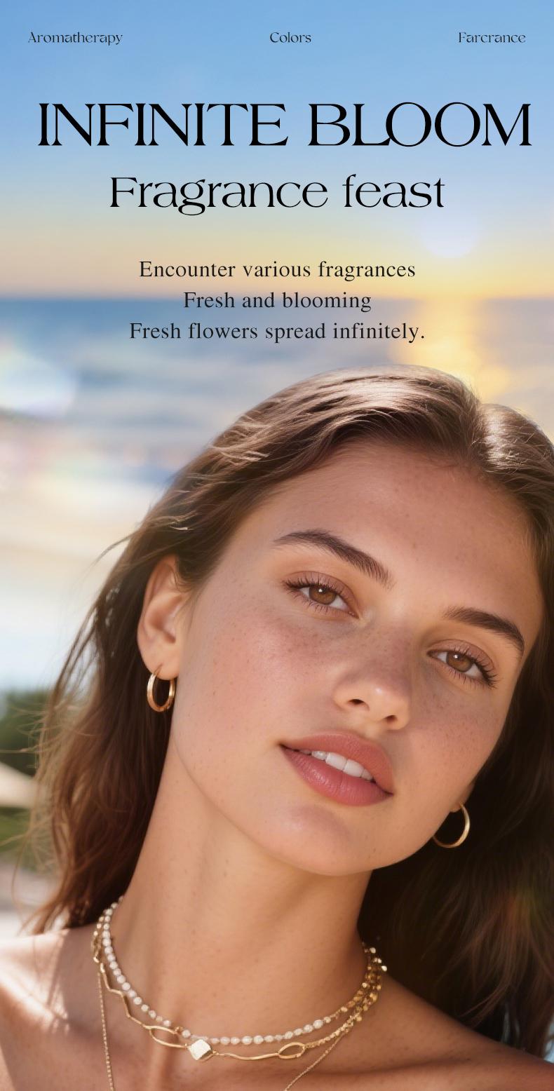 Women's 10-Piece Alcohol-Free Summer Brazilian Romantic Multi-Vial Fragrance Set, Featuring Vanilla, Caramel, Amber, Fruit Scents, Ideal Gift for Women, Multi-Vial Fragrance Sets