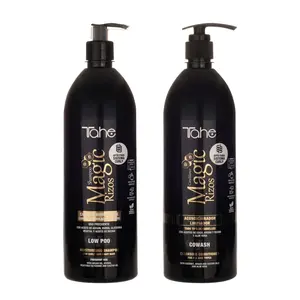Tahe Magic Rizos Big Kit - Low Poo Shampoo 1000ml + Cowash Conditioner 1000ml, For Curly Hair