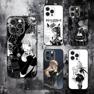 Misa D-Death N-Note Phone Case For iPhone 17 Air 16 15 14 13 12 11 Pro Max Plus,Soft Silicone Black Case