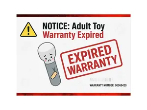 Hilarious "Adult Toy Warranty" Prank Postcard: Anonymous Gag Gift