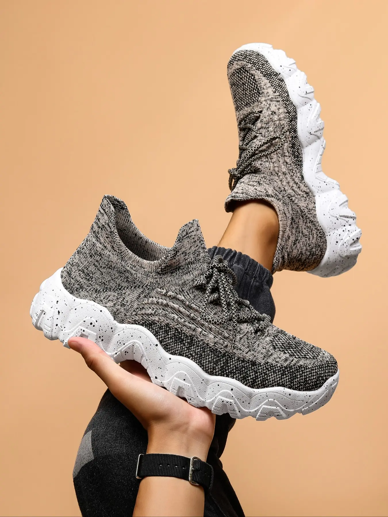 2026 Large Size Couple Shoes Casual Platform Running Shoes for Men & Women, Comfortable All-Season Footwear, Stylish Design for Daily Wear, Sporty Running Fashion