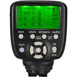 Upgraded TX II LCD Flash Trigger Remote Controller, for Canon and YN560IV/III YN660 with Wake-up Function for Canon Cameras