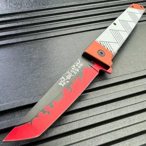 9" Tactical Anime Spring Assisted Folding Pocket Knife Tanto Blade w/ Clip NEW