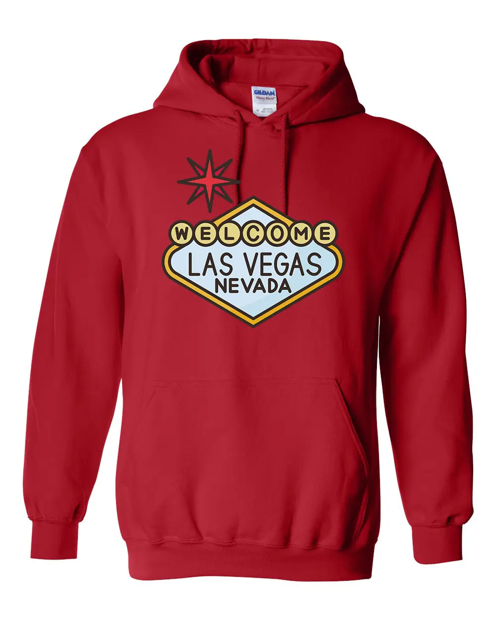 Las Vegas Welcome Hoodie- Gamble - Slots - Casino - Money - Chips - Jackpot - Hand Pay - Fun - Las Vegas