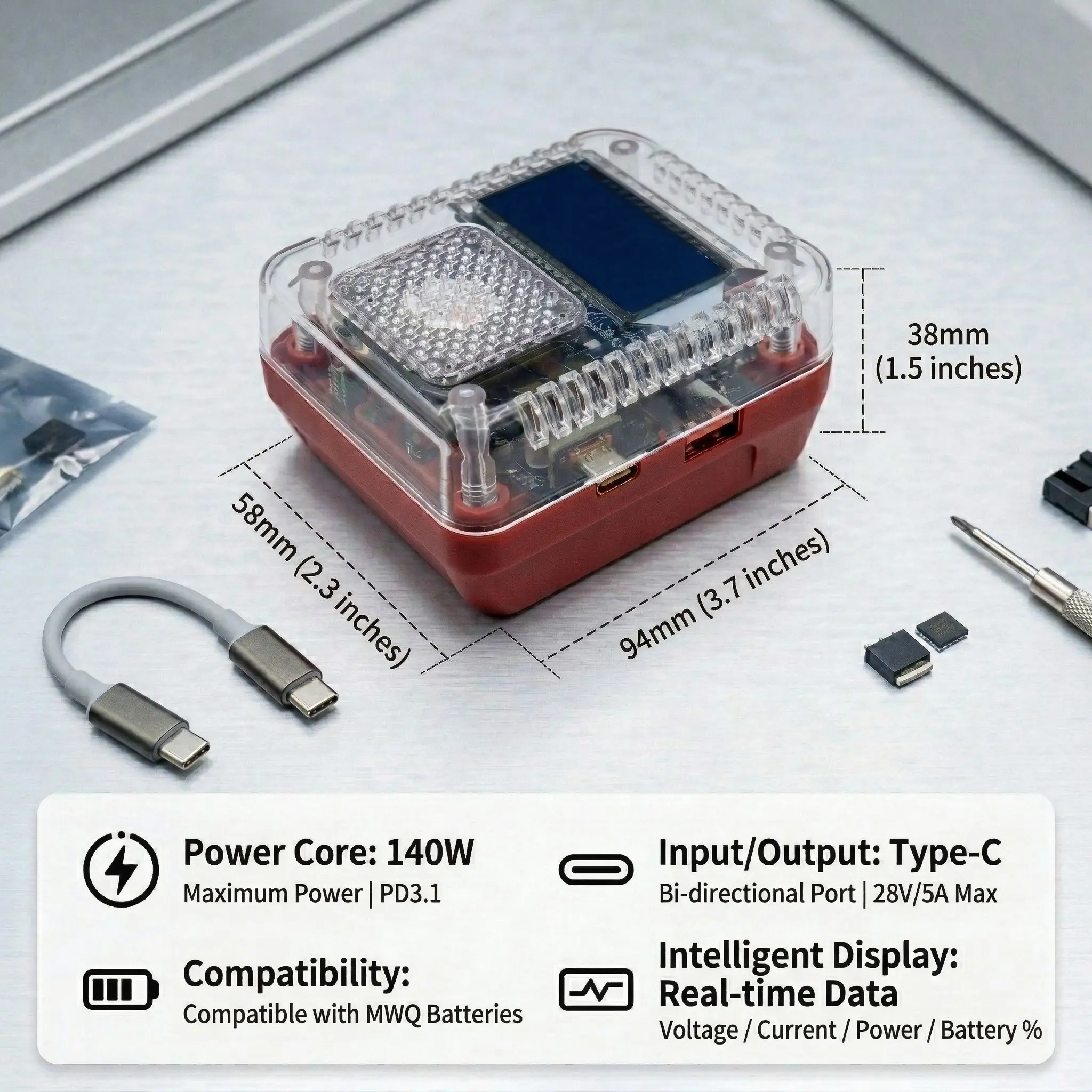Battery Converter Adaptor for Milwaukee 18V Lithium Battery, Universal Battery Converter, Power Tool Accessories for Milwaukee 18V Lithium Battery, Heavy Duty, Electrical, Data, Voltage, MWQ Batteries