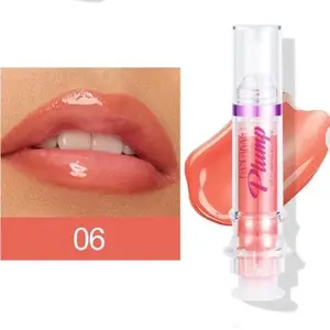 HANDAIYAN - Plumping Booster Lip Gloss #06 Coral - Makeup Glossy Lip Care