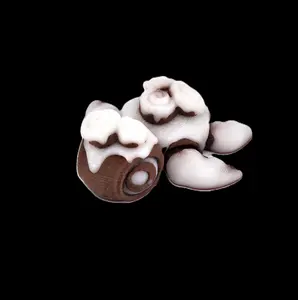 Prospect 3D - Sea Turtle Island - Bakery-Style Sea Turtle Figurine – 2" 3D Printed Mini