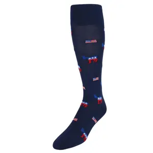 Trafalgar Show Your Support Political Party Over The Calf Socks (1 Pair), Novelty Socks