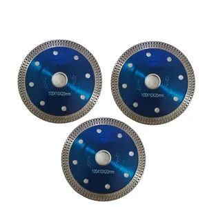 105 Saw Blades Set of 3 for Tile Cutting & Grinding, Ultra-Thin Cutting Discs for Ceramic Marble, Precision Work Essential
