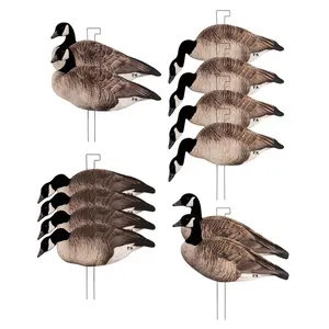 Final Approach Last Pass Honker Silhouette Decoys 12 Pack with Flocked Heads