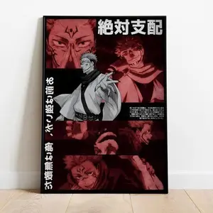 Sukuna Jujutsu Kaisen Anime Poster