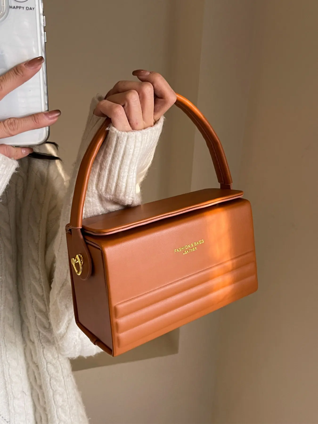 Ladies' Handbag Fashionable Simple Casual Retro Solid Color, Versatile Daily Commuting Shopping Dating Gift Giving Elegant Minimalist Handbag Stylish Versatile Bag Casual Handbags