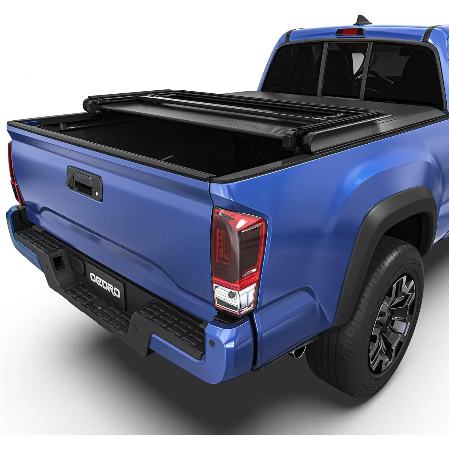 GARVEE Soft Tri-Fold Tonneau Cover Car Accessories, Accessories for Car, Low Profile, Reinforced, Wind Reduction, Compatible with 2009-2024 Dodge Ram 1500, 6.4 FT Fleetside Bed Fit, Durable, Easy to Install