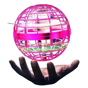 Ufo Floating Ball Toy with LED Light Remote Control, 6-Minute Battery Life, High-Tech Rotating Flying obr Ball, Flying Orb Ball, Smart Design, Perfect Gift