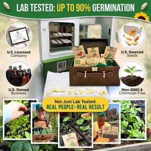 75 Herb & Vegetable Seeds Variety Pack Garden Seed Starter Kit Over 47,380 Non-GMO Heirloom Seeds for Planting Vegetables and Herbs Gardening Supplies Survival Kit with Tools and Storage Box