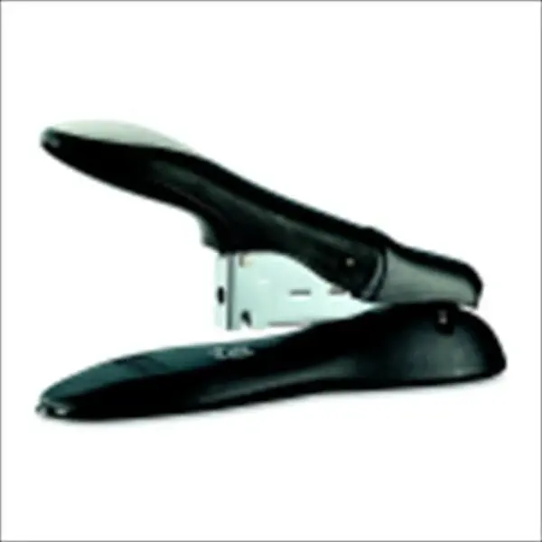 STANLEY BOSTITCH 1086033 Anti-Jam Flat Cinch Heavy Duty Desktop Stapler With Soft Touch Handle, 60 Sheets Of 20 Lb. - Black