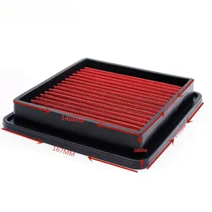1PCS Replacement Air Filter Fits For Honda Fit 1.5 2009-2013 Washable Reusable High Power Car Engine Air Filter Kit