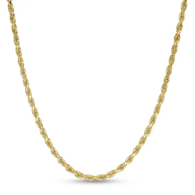 18K Gold Plated Twisted Links Long Rope Chain Necklace - Gold Jewelry Chain, Waterproof Tarnish Proof Stainless Steel Unisex Everyday Fashion Accessory