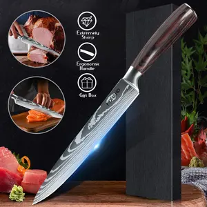 8 Inch Sharp Chef Knife, Kitchen Knife for Fruit and Vegetable Slicing