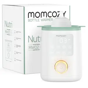 Momcozy Nutri Bottle Warmer, 9-in-1 Baby Bottle Warmer with Night Light, Accurate Temperature to Preserve Fullest Nutrients in Breast Milk MW02