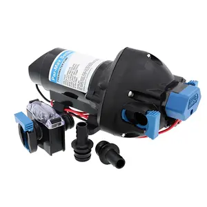 Jabsco Par-Max 3 Quick-Connect Heavy Duty Water Diaphragm Transfer Pump - 24V, 3 GPM, 40 PSI, Self-Priming, Sealed Switch, Water Diaphragm Pump