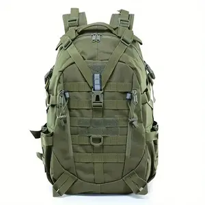 Men's Backpack Heavy Duty MOLLE Backpack with Laptop Compartment and Hydration System Compatibility - Adjustable Thickened Shoulder Straps, Multiple Compartments and Buckles, Reflective High-Quality Tactical Hiking Camping Climbing Fishing Outdoor Backpac