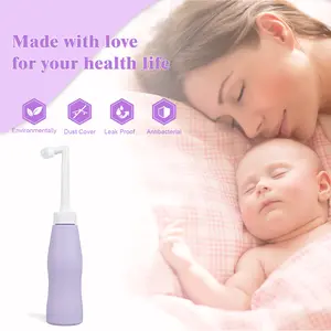 Upside Down Peri Bottle for Postpartum Care,Postpartum Portable Travel Bidet Leak-proof Perineal Rinse Spray Bottle,Postpartum Essentials Recovery and Cleansing After Birth, Portable Bidet Perineal Cleansing and Recovery for New Mom,Color: Purple