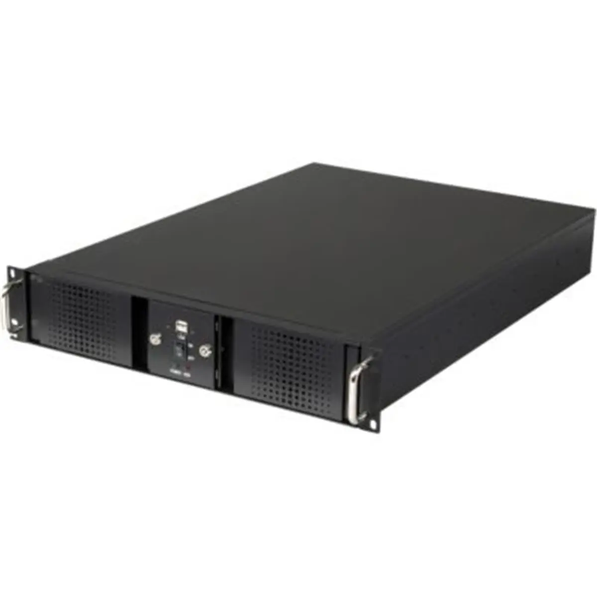 212 MAIN 2U Rackmount Black Steel Chassis with Dual Locks, Bronze Organiser Storage Rack for Home Electronic Equipment Organization with Filters, Athena, 80 Plus Bronze Power Supply