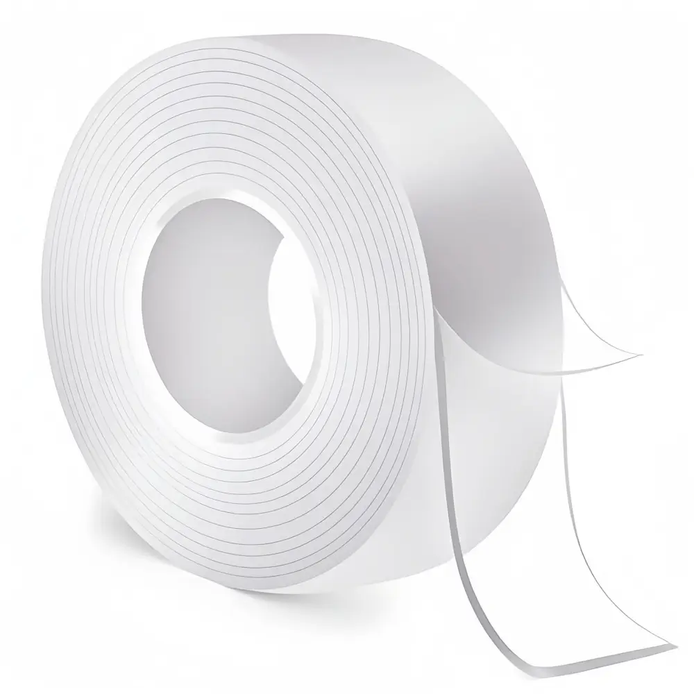 DOuble Sided Tape Heavy Duty(9.85FT), Nano Double Sided Adhesive Tape, Clear Mounting Tape Picture Hanging Adhesive Strips.