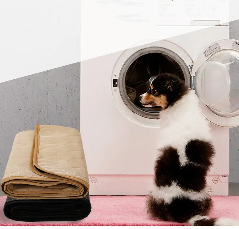 Washable Reusable Dog Training Pee Pad with Absorbent Layers, Reusable Wash