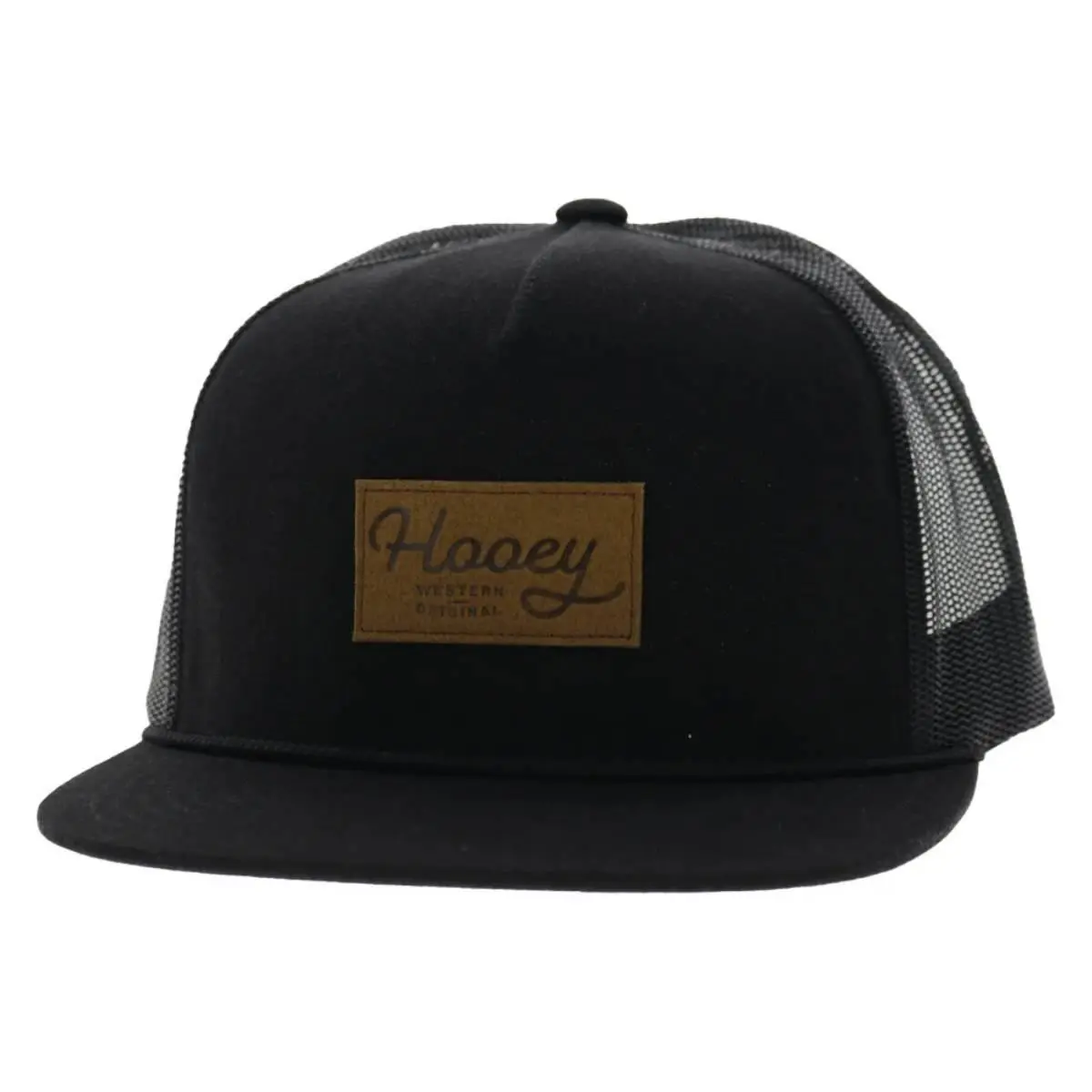 Hooey Unisex OG Patch Black Mesh Back Snapback Patch Cap Hat