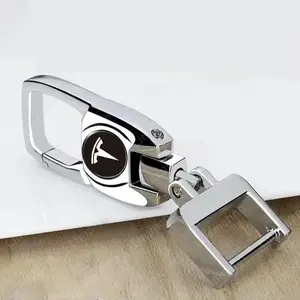Universal Metal Keychain for Tesla Vehicles, Compatible with Model 3 Model S Model X (2016-2026), Ideal for All Genders, Perfect Accessory for Cybertruck and Semi