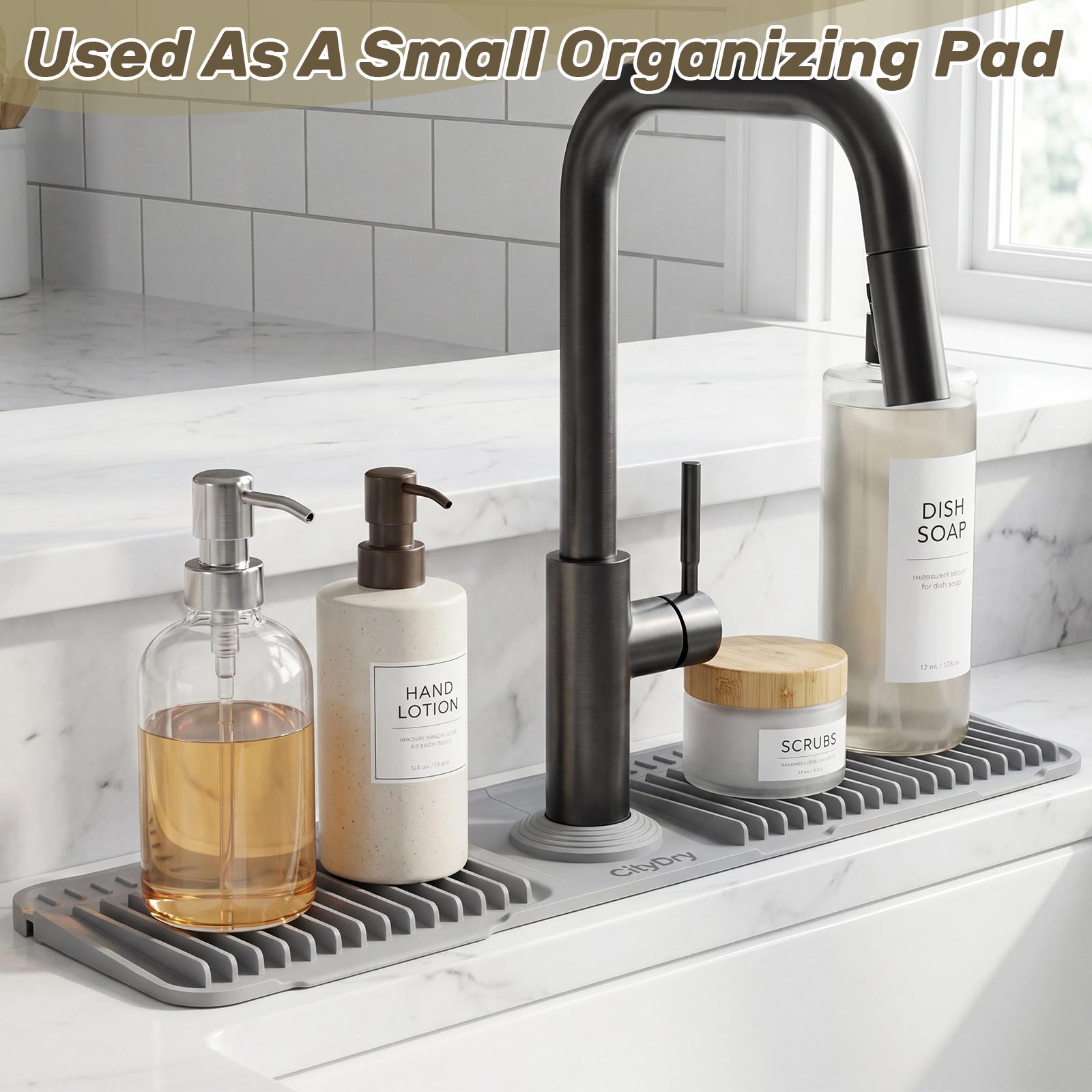Silicone Faucet Splash Guard Mat