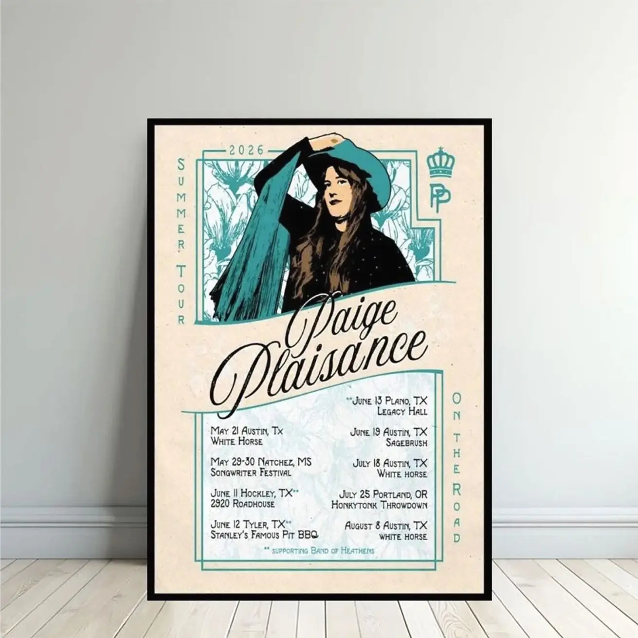 Paige Plaisance Summer Tour 2026 Poster 2026