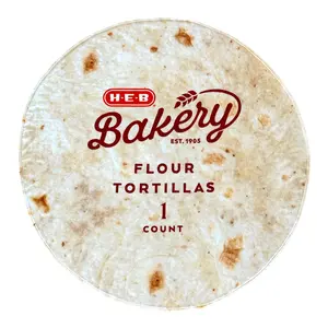 H-E-B Bakery Flour Tortilla Throw Blanket