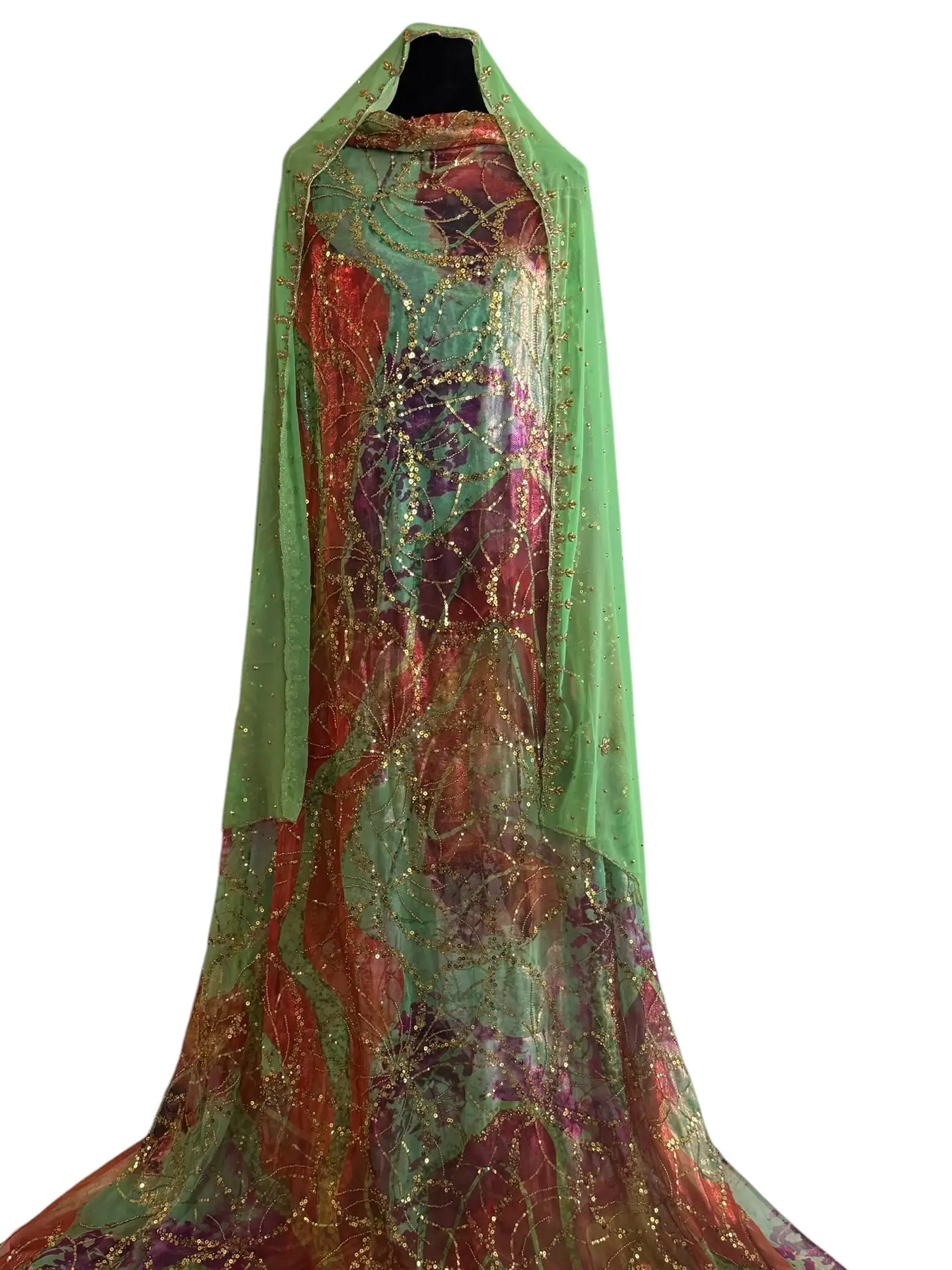 Emerald Garden Luxe Dirac – 3 Piece Unstitched Set