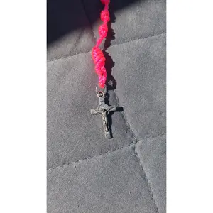 Bright Pink Rosary, Small